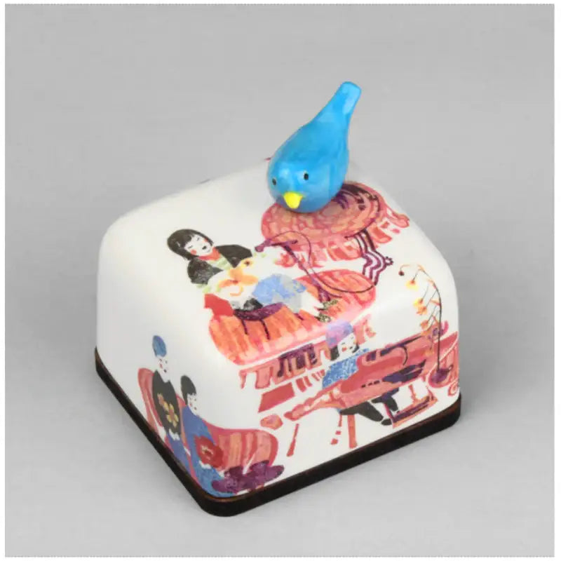 HK Studio - Moony Ceramic Pink Band Musical Paperweight - HK Studio - Music Box - Harumio