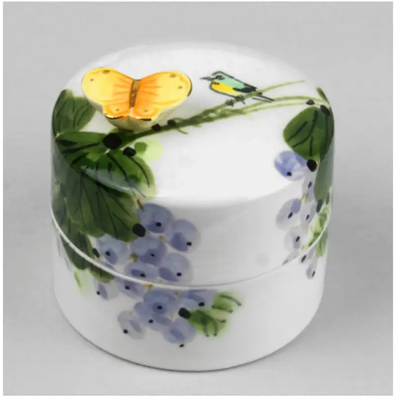 HK Studio - Hand Painted Grape Musical Jewelry Box - HK Studio - Music Box - Harumio