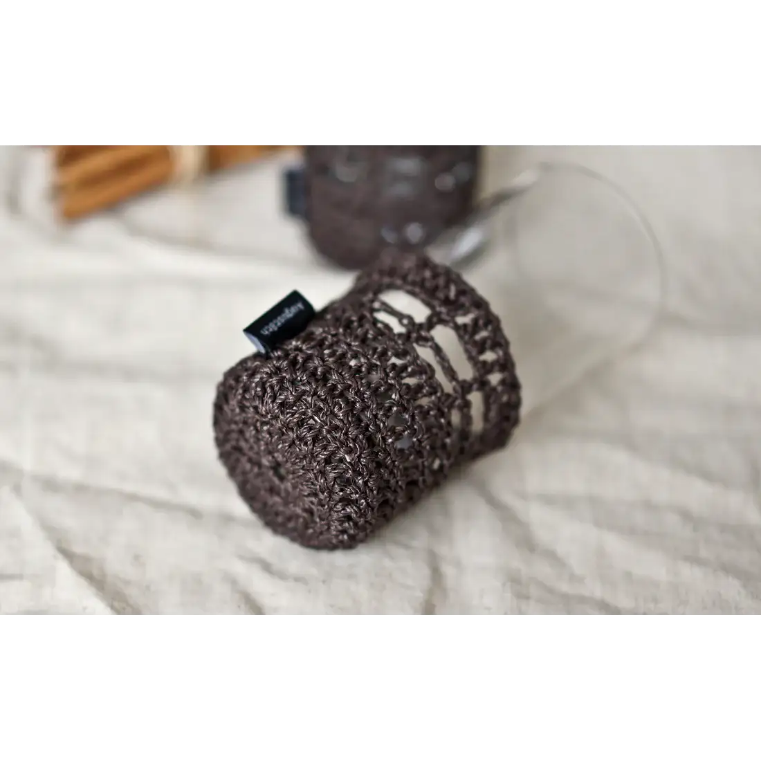 August8th - Glass Set with Handmade Knitted Holder - August8th - Accessories - Harumio