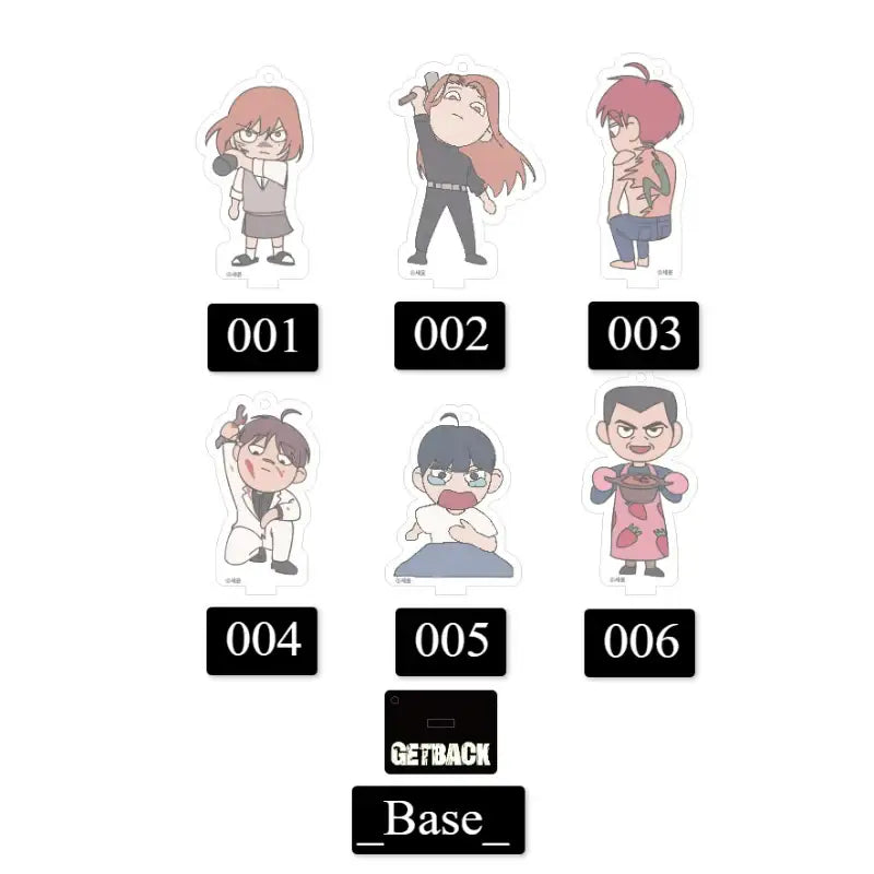 Getback - SD Acrylic Stand Charm - Webtoon Shop - Acrylic Stand - Harumio