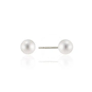 OST - Mini Silver Pearl Ball Earrings - OST - Jewelry - Harumio