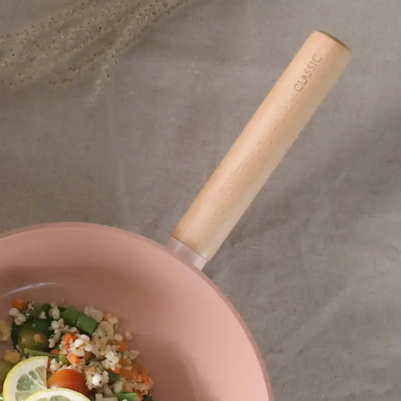 Neoflam - Classic Wood Pan Set Of 3 - Neoflam - Frying Pan - Harumio