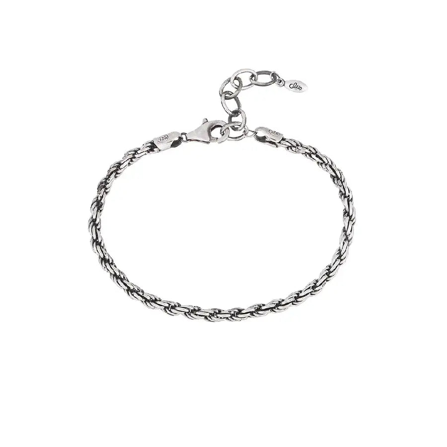 CLUE - Rope Chain Couple Silver Bracelet - CLUE - Jewelry - Harumio