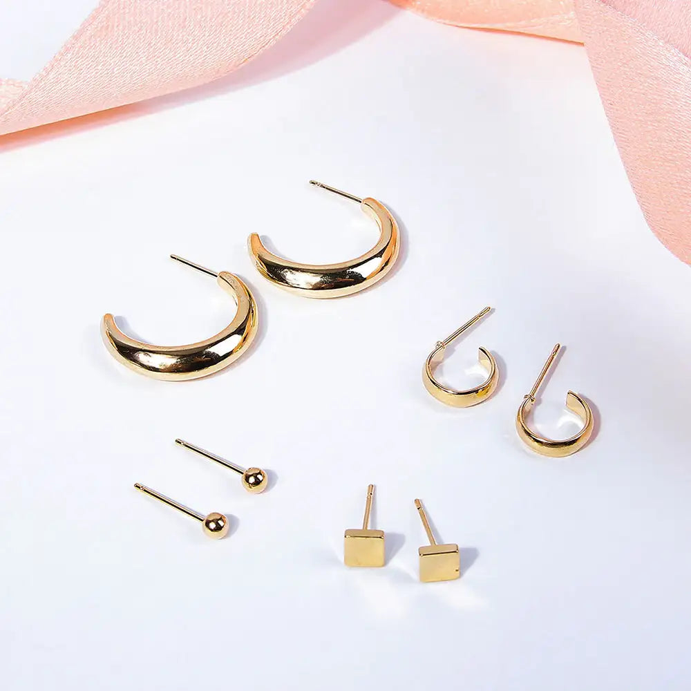 CLUE - Modern Luxury Earring Package Set - CLUE - Jewelry - Harumio