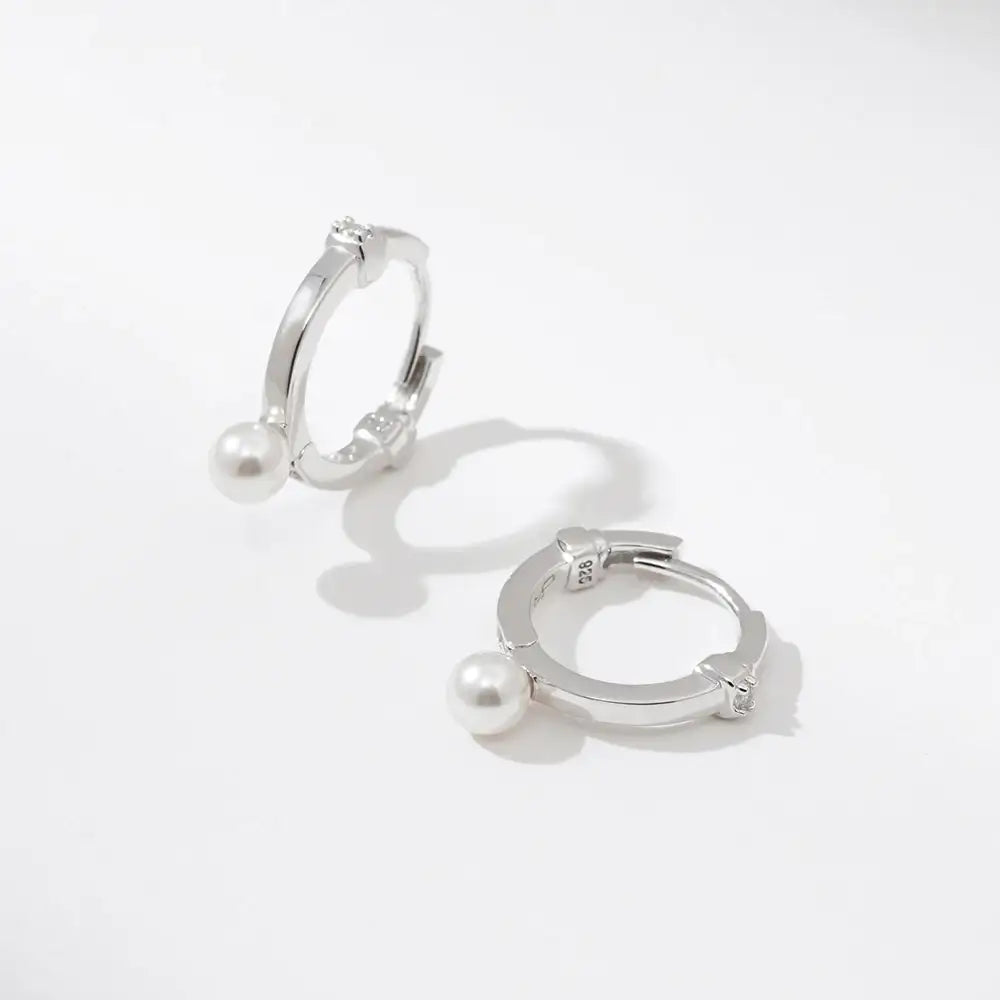 OST - Lucky Rock Horseshoe One-touch Pearl Earring