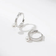 OST - Lucky Rock Horseshoe One-touch Pearl Earring - OST - Jewelry - Harumio