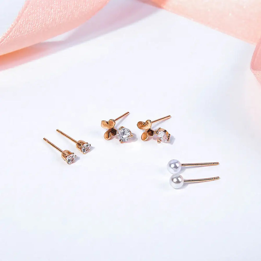 CLUE - Petit Basic Earring Package Set - CLUE - Jewelry - Harumio