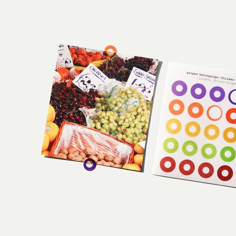 proper belongings - Colorful Doughnut Sticker Set