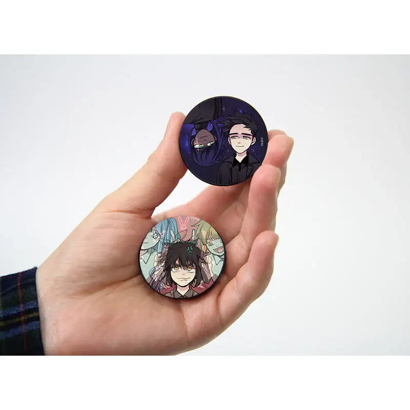 Heroes Plan B - Lenticular Toon Socket - Webtoon Shop - Griptoks - Harumio