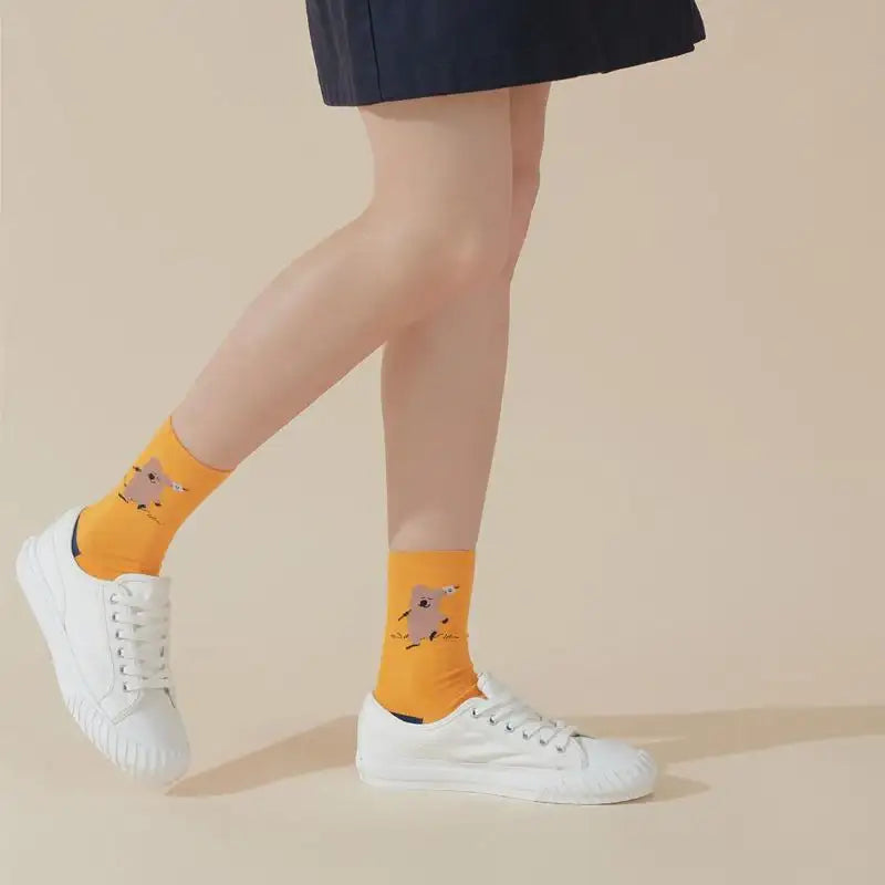 Dinotaeng - Quokka & BOBO Single Socks - Dinotaeng - Socks - Harumio