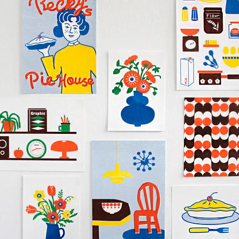 1537 - Riso Poster Set - 1537 - Posters, Prints, & Visual Artwork - Harumio