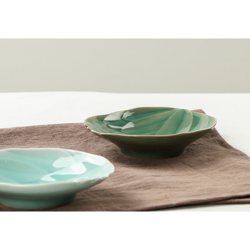 Chaora - Celadon Lotus Side Dish Plate