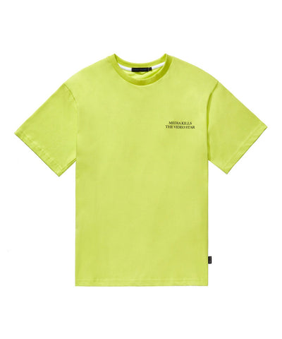 Sleazy Corner - CH-02 Media T-shirt - Yellow Green