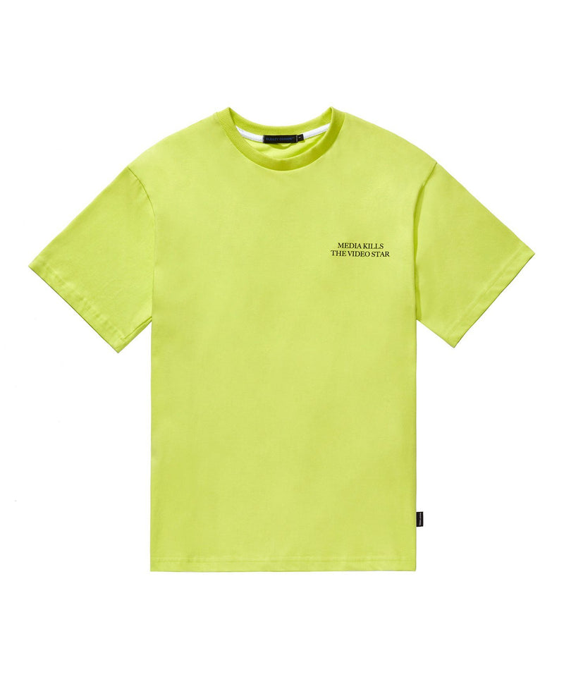 Sleazy Corner - CH-02 Media T-shirt - Yellow Green