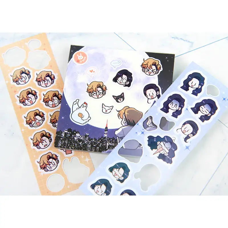 Waikiki Vampire - A Set of Stickers - Webtoon Shop - Stickers - Harumio