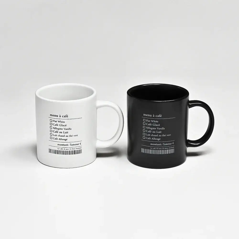 August8th - Menu A Cafe Mug (350ml) - August8th - Accessories - Harumio