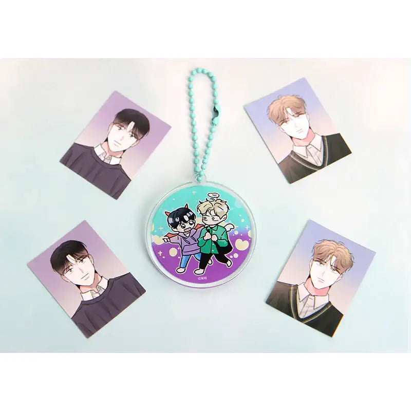 New Year's Eve Passion - Acrylic Keyring - Webtoon Shop - Keyrings - Harumio