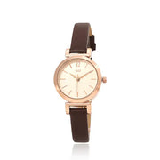 OST - Women's Brown Leather Watch - OST - Watch - Harumio