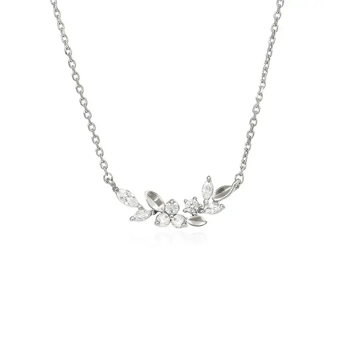 OST - Spring Flower & Leaves Necklace - OST - Jewelry - Harumio