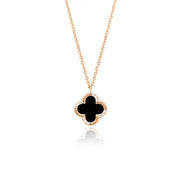 OST - Brilliant Onyx Silver Necklace - OST - Jewelry - Harumio
