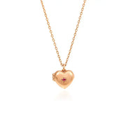 OST - Heart Rose Gold Locket - OST - Jewelry - Harumio