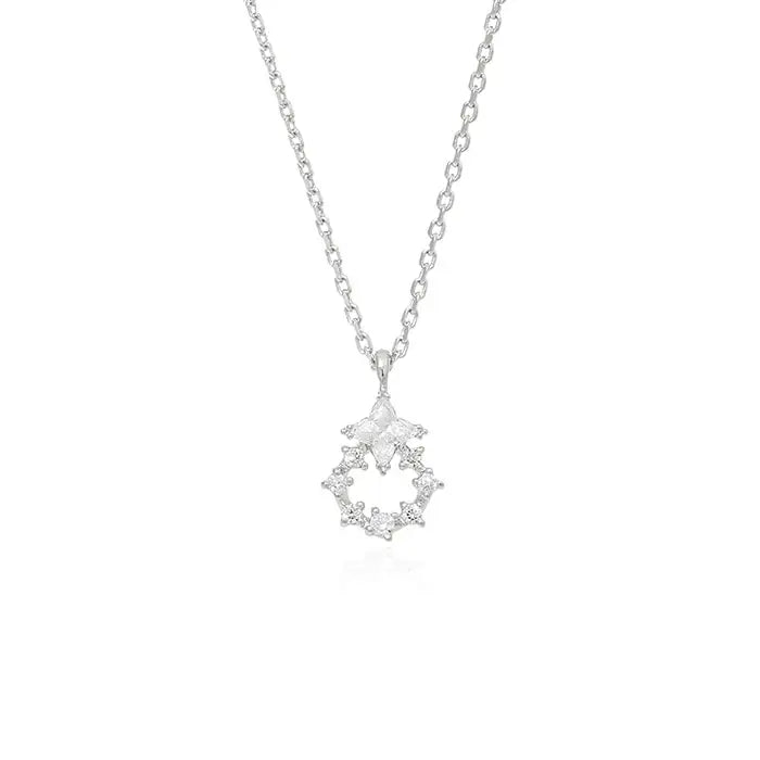OST - Cubic Tree Ring Silver Necklace - OST - Jewelry - Harumio
