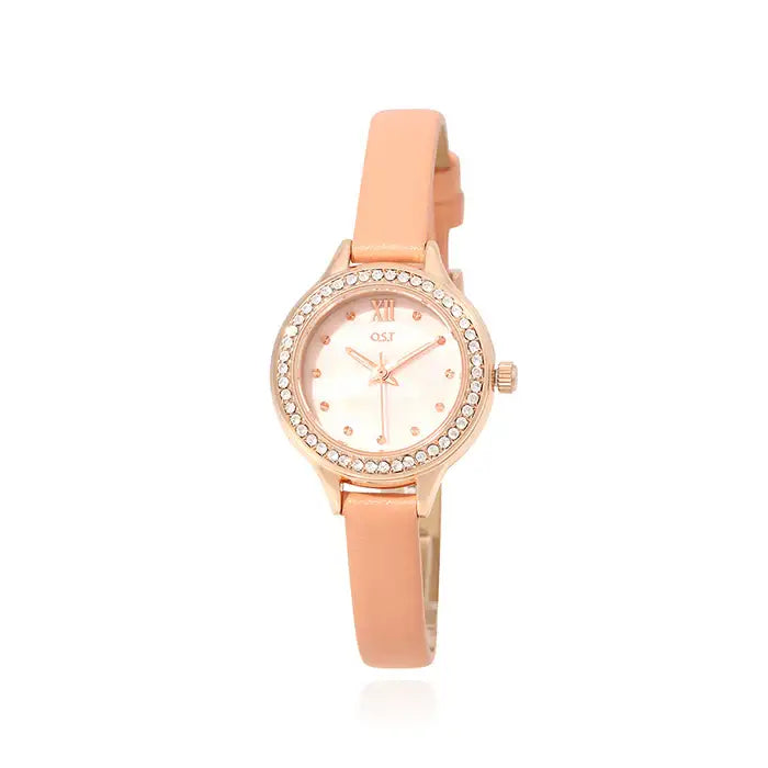 OST - Dazzling Pink Women's Leather Watch - OST - Watch - Harumio