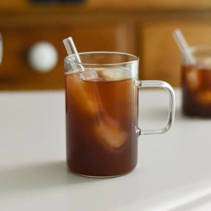 Somkist - Cafe Heat Resistant Glass Mug Cup - Somkist - Mugs - Harumio