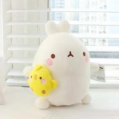 Molang - Molang and Piu Piu Puppet Dolls - Small - Molang - Plush - Harumio