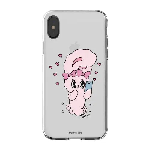 Esther Bunny - Clear Soft Phone Case - Esther Bunny - Accessories - Harumio