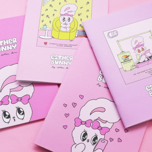 Esther Bunny - Mini Saddle Notebook