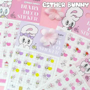 Esther Bunny - Diary Deco Sticker - Esther Bunny - Accessories - Harumio
