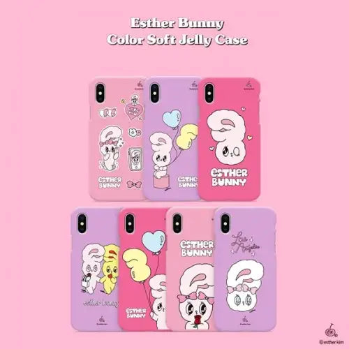 Esther Bunny - Color Soft Jelly Phone Case - Esther Bunny - Accessories - Harumio
