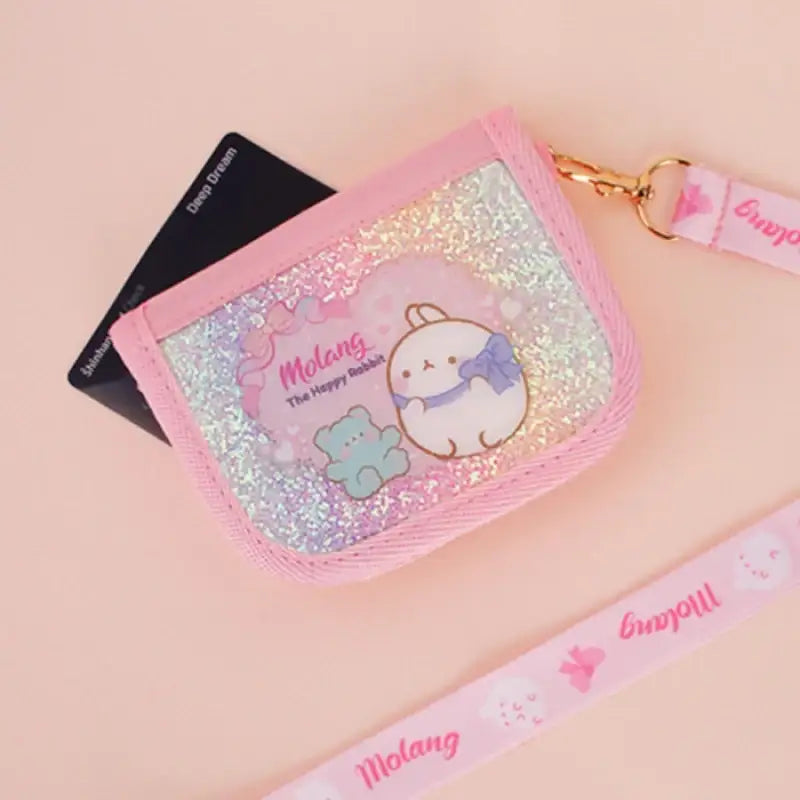 Molang - Rainbow Necklace Wallet - Molang - Wallet - Harumio