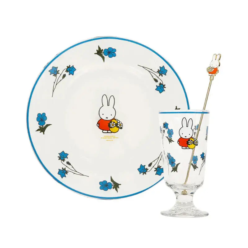 Bo Friends - Miffy's Garden Glass Dish Set - Bo Friends - Glass Dish Set - Harumio