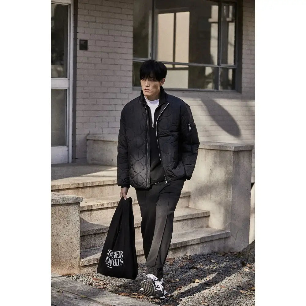 DRX - Slogan Quilted Jumper - DRX - Clothing - Harumio