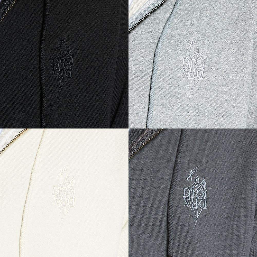 DRX - Slogan Hood Zip-Up - DRX - Clothing - Harumio