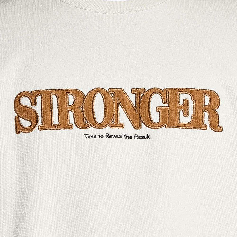 DRX - Stronger Applique Sweatshirt - DRX - Clothing - Harumio