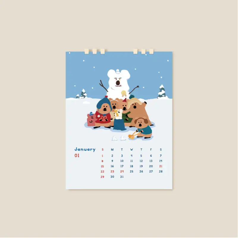 Dinotaeng - 2023 Desk Calendar - Dinotaeng - 2023 Calendars - Harumio