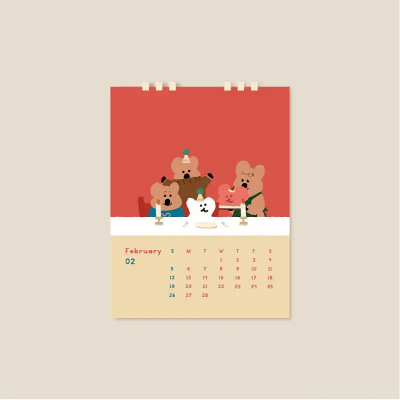 Dinotaeng - 2023 Desk Calendar - Dinotaeng - 2023 Calendars - Harumio