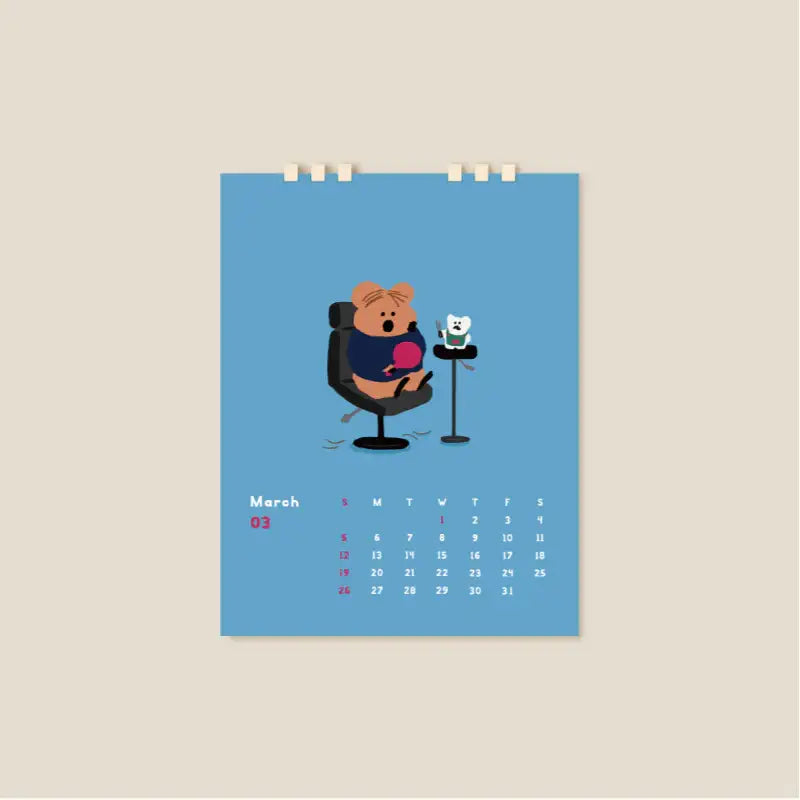 Dinotaeng - 2023 Desk Calendar - Dinotaeng - 2023 Calendars - Harumio