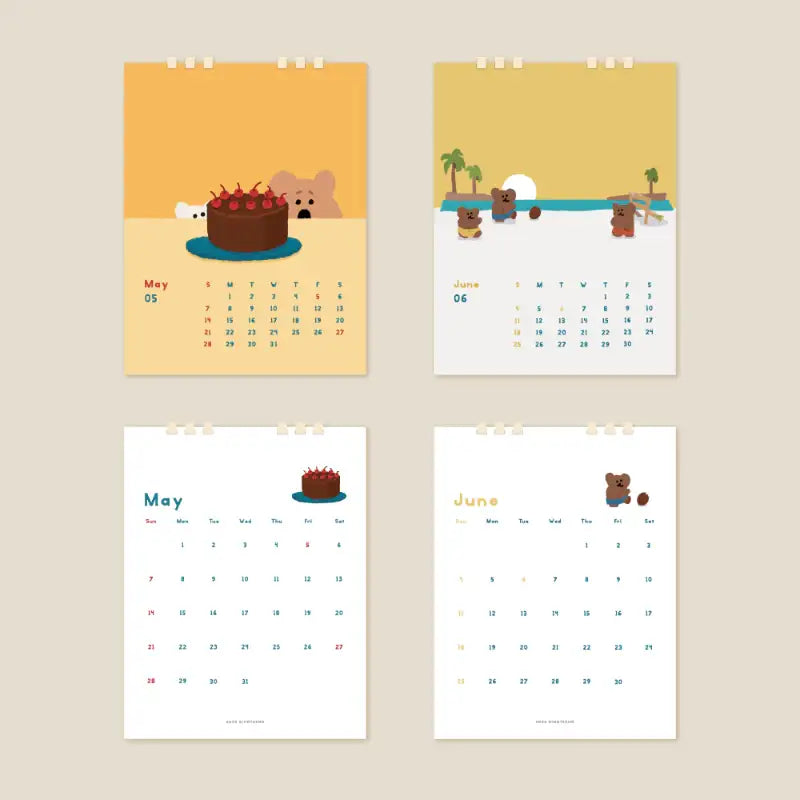 Dinotaeng - 2023 Desk Calendar - Dinotaeng - 2023 Calendars - Harumio
