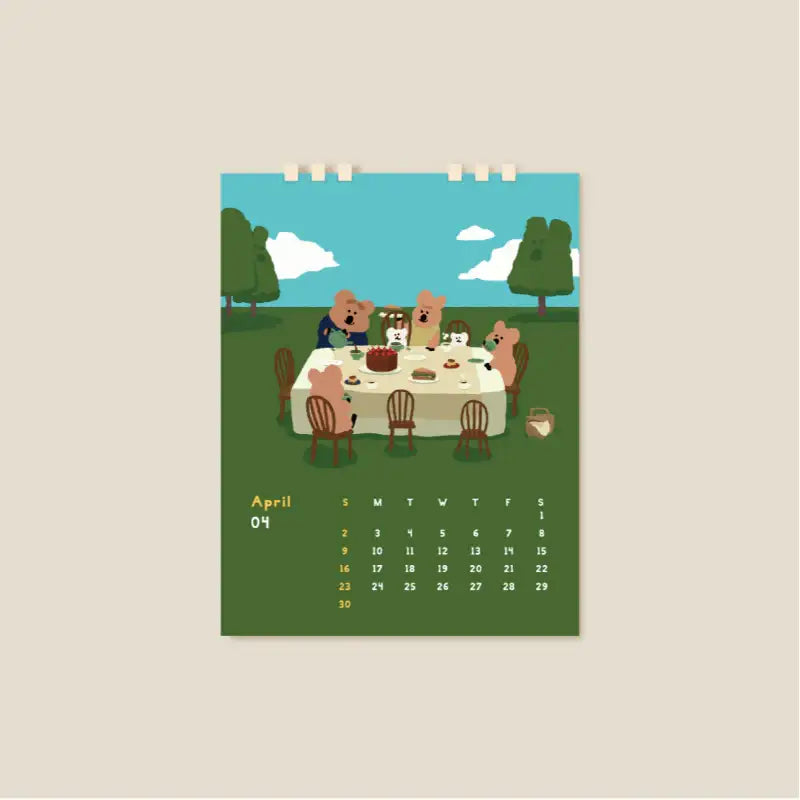 Dinotaeng - 2023 Desk Calendar - Dinotaeng - 2023 Calendars - Harumio
