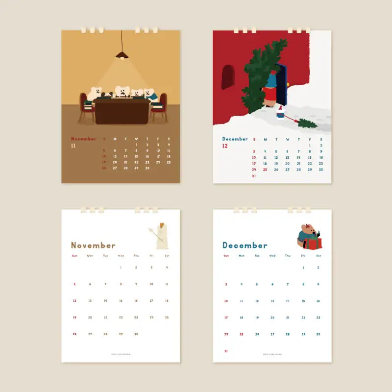 Dinotaeng - 2023 Desk Calendar - Dinotaeng - 2023 Calendars - Harumio
