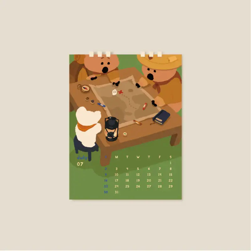 Dinotaeng - 2023 Desk Calendar - Dinotaeng - 2023 Calendars - Harumio