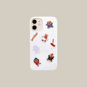 Dinotaeng - Snow Angel iPhone Hard Case - Dinotaeng - iPhone Case - Harumio