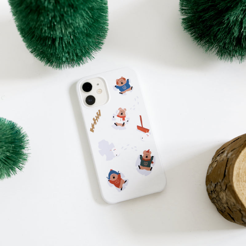 Dinotaeng - Snow Angel iPhone Hard Case
