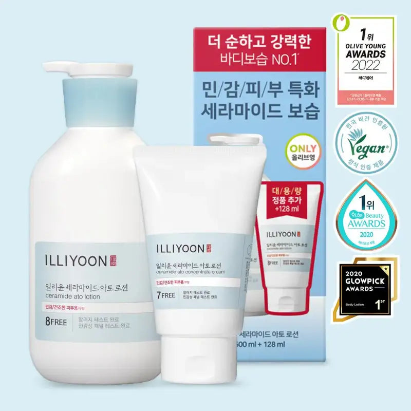 ILLIYOON - Ceramide Ato Lotion Set - ILLIYOON - Moisturizing Lotion - Harumio