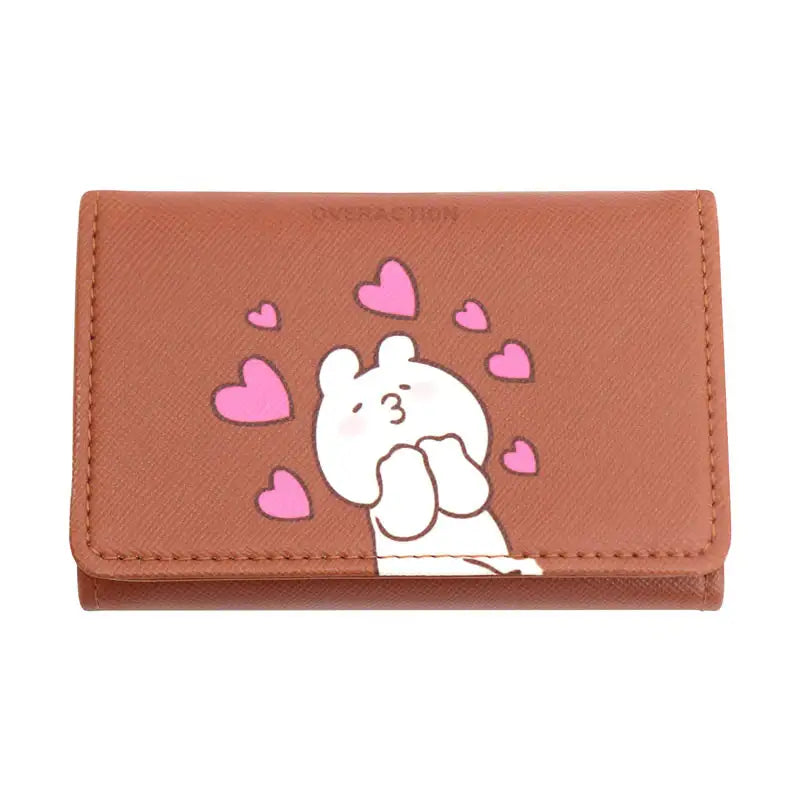 Overaction Bunny - Card Wallet Choco - Overaction Bunny - Wallet - Harumio