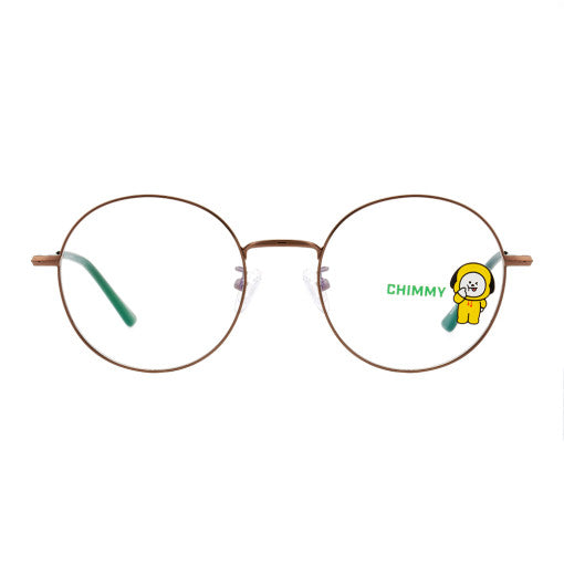 BT21 x LookOptical - Brown Metal Frame Spectacles